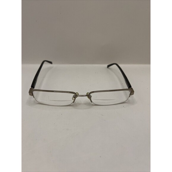 Robert Mitchell Eyeglasses RM703 GM Half Rim Designer Frames Only Gray 55-18-140 - Picture 1 of 6